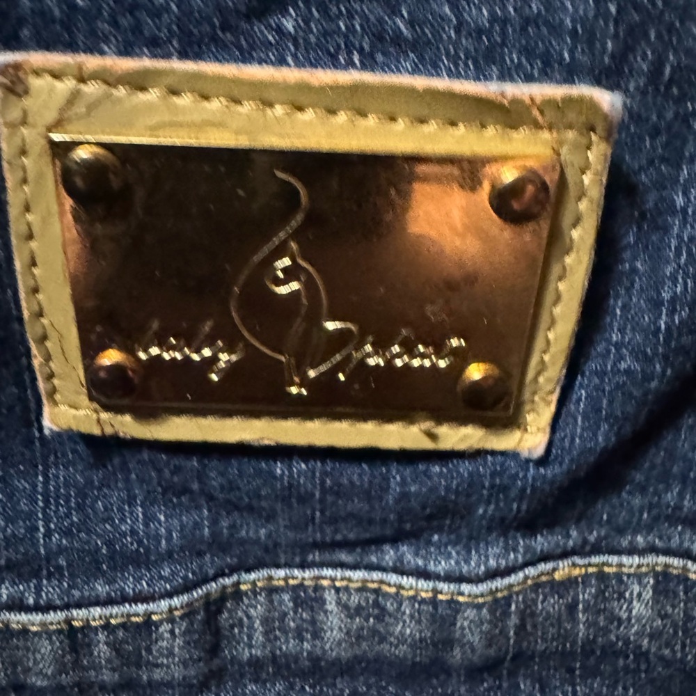 Y2K Baby PHAT denim jacket sz L - Picture 4 of 10